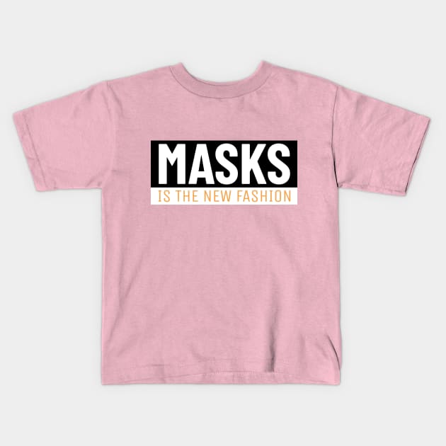 Masks the new fashion Kids T-Shirt by hippyhappy